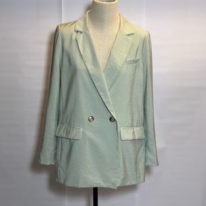 New Madewell Double-Breasted Blazer in Mint!!!